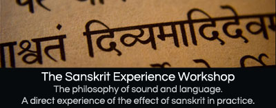 The Sanskrit Experience Workshop